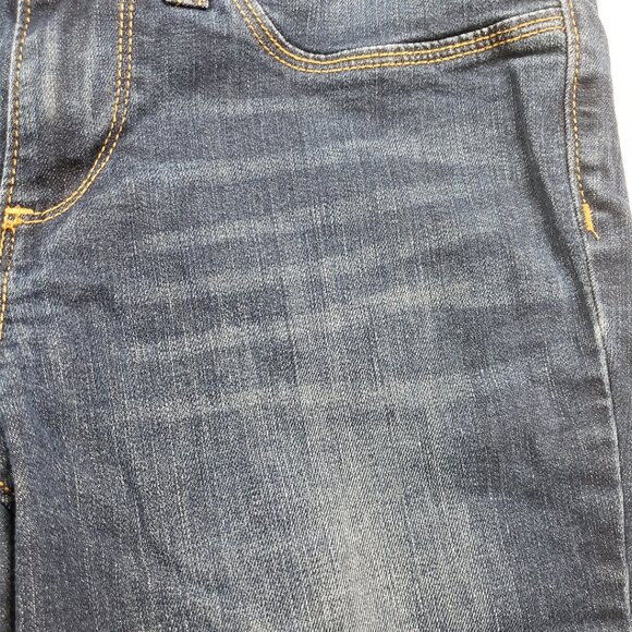 Banana Republic Dark Wash Blue Jeans Size 28/6 Skinny Leg Low Rise Stretch Y2K - Picture 8 of 16